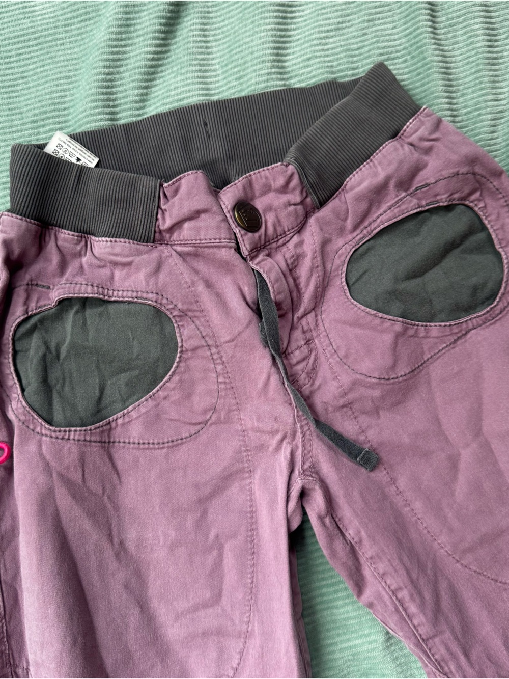 E9 onda story rock climbing pants size small
